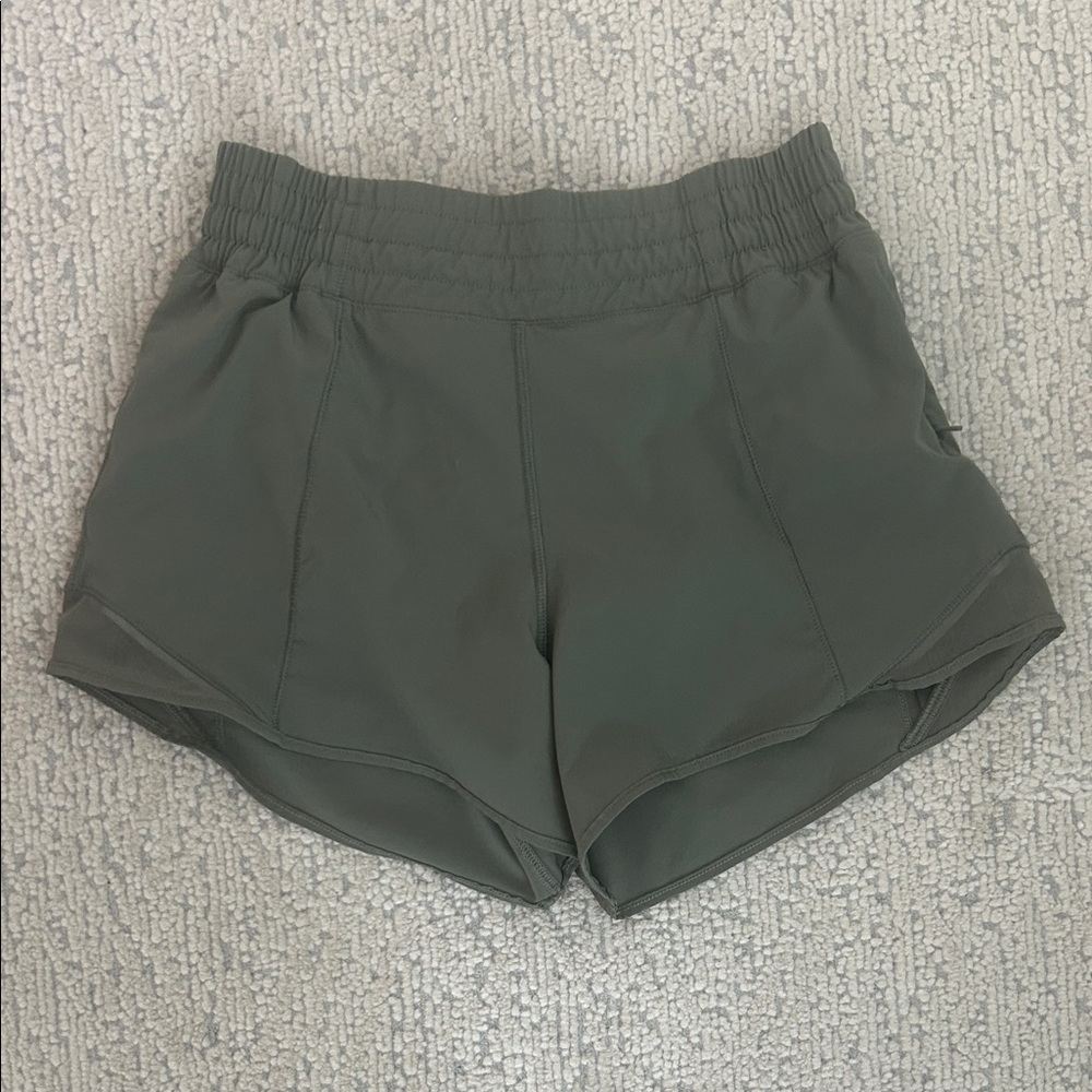 Lululemon Women's Olive Green Shorts